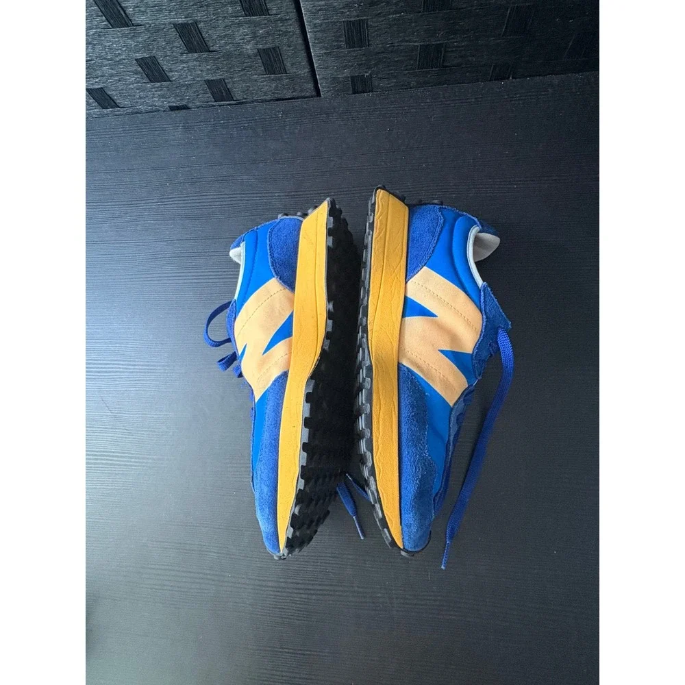 New balance 327 marine blue & yello men's size 8.5